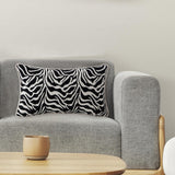 Maxbell Zebra Striped Printed Throw Pillow Cover Decorative for Car Room Decor Rectangle
