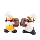 Maxbell Chef Figurines Toothpick Holder Sculpture for Coffee Accessories