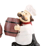 Maxbell Chef Figurines Toothpick Holder Sculpture for Coffee Accessories