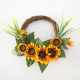 Maxbell #Artificial Wreath Green Leaves Garland for Wedding Thanksgiving Day Decor