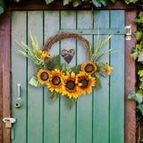 Maxbell #Artificial Wreath Green Leaves Garland for Wedding Thanksgiving Day Decor