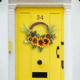 Maxbell #Artificial Wreath Green Leaves Garland for Wedding Thanksgiving Day Decor