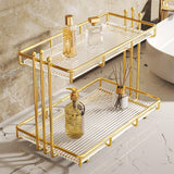 Maxbell Gold Makeup Organiser Storage Cosmetic Jewellery Desk Girls Display Holder