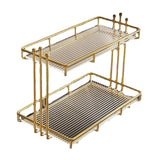 Maxbell Gold Makeup Organiser Storage Cosmetic Jewellery Desk Girls Display Holder