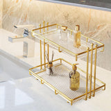 Maxbell Gold Makeup Organiser Storage Cosmetic Jewellery Desk Girls Display Holder