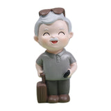 Maxbell Old People Figurine Cake Topper Ornaments for Anniversary Bedroom Decor Grandpa