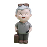 Maxbell Old People Figurine Cake Topper Ornaments for Anniversary Bedroom Decor Grandpa