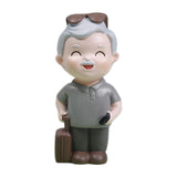 Maxbell Old People Figurine Cake Topper Ornaments for Anniversary Bedroom Decor Grandpa