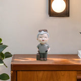 Maxbell Old People Figurine Cake Topper Ornaments for Anniversary Bedroom Decor Grandpa