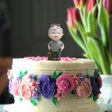 Maxbell Old People Figurine Cake Topper Ornaments for Anniversary Bedroom Decor Grandpa