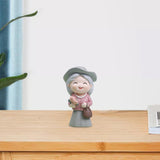 Maxbell Old People Figurine Cake Topper Ornaments for Anniversary Bedroom Decor Grandma