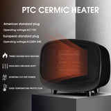 Maxbell Mini Personal Space Heater 900 Watt 2 Operating Modes for Dorm Office Black