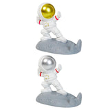 Maxbell Desktop Phone Holder Astronaut Figurine Desk Smartphone Stand Bedroom Gold