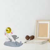 Maxbell Desktop Phone Holder Astronaut Figurine Desk Smartphone Stand Bedroom Gold