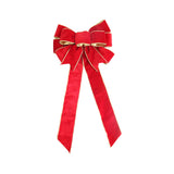 Maxbell Christmas Door Bow Decorative Pendant Chic Craft for Backyard Garden Indoor Red