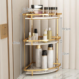 Maxbell Corner Countertop Storage Rack Shelf Container Storage Box for Bathroom 3Layer 22.5cmx47cm