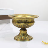 Maxbell Vintage Metal Flower Vase for Wedding Centerpiece for Party Anniversary Gold