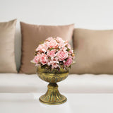 Maxbell Vintage Metal Flower Vase for Wedding Centerpiece for Party Anniversary Gold