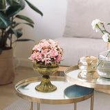 Maxbell Vintage Metal Flower Vase for Wedding Centerpiece for Party Anniversary Gold