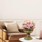 Maxbell Vintage Metal Flower Vase for Wedding Centerpiece for Party Anniversary Gold