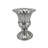 Maxbell Vase Planter Flower Pot Decorative for Living Room Table Centerpieces Home Silver
