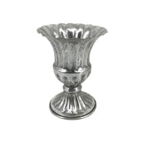 Maxbell Vase Planter Flower Pot Decorative for Living Room Table Centerpieces Home Silver