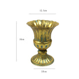 Maxbell Vase Planter Flower Pot Decorative for Living Room Table Centerpieces Home Gold