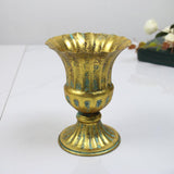Maxbell Vase Planter Flower Pot Decorative for Living Room Table Centerpieces Home Gold