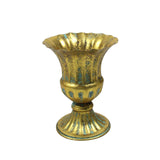 Maxbell Vase Planter Flower Pot Decorative for Living Room Table Centerpieces Home Gold