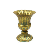 Maxbell Vase Planter Flower Pot Decorative for Living Room Table Centerpieces Home Gold