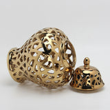 Maxbell Ceramic Ginger Jar Flower Porcelain Storage Jar Home Decoration Display