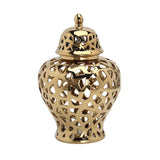 Maxbell Ceramic Ginger Jar Flower Porcelain Storage Jar Home Decoration Display