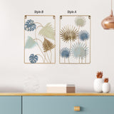 Maxbell Wall Decor with Frame Hanging Decor for Exhibition Halls Living Room Style A