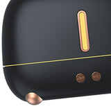 Maxbell Air Humidifier USB with Realistic Flame Essential Oil Mist Maker Aroma Black