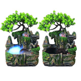 Maxbell Electric Tabletop Water Fountain Rolling Ball Water Sound with Lights Decor without Mist