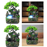 Maxbell Electric Tabletop Water Fountain Rolling Ball Water Sound with Lights Decor without Mist