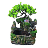 Maxbell Electric Tabletop Water Fountain Rolling Ball Water Sound with Lights Decor without Mist