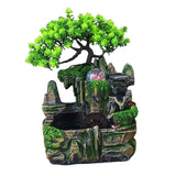 Maxbell Electric Tabletop Water Fountain Rolling Ball Water Sound with Lights Decor without Mist