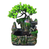 Maxbell Electric Tabletop Water Fountain Rolling Ball Water Sound with Lights Decor without Mist