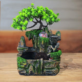 Maxbell Electric Tabletop Water Fountain Rolling Ball Water Sound with Lights Decor without Mist