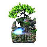 Maxbell Electric Tabletop Water Fountain Rolling Ball Water Sound with Lights Decor with Mist