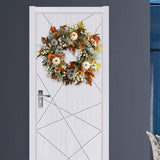 Maxbell Door Autumn Fall Wreath Thanksgiving Wreaths Holiday Decor Simulated 35cmx35cm