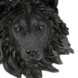 Maxbell Resin Lion Head Statue Office Living Room Sculpture Animal Gift