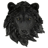 Maxbell Resin Lion Head Statue Office Living Room Sculpture Animal Gift