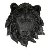 Maxbell Resin Lion Head Statue Office Living Room Sculpture Animal Gift