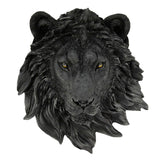 Maxbell Resin Lion Head Statue Office Living Room Sculpture Animal Gift