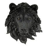 Maxbell Resin Lion Head Statue Office Living Room Sculpture Animal Gift