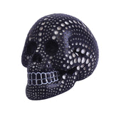 Maxbell Modern Skull Figurine Skeleton Head Statue Collectible for Office Decor