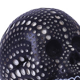Maxbell Modern Skull Figurine Skeleton Head Statue Collectible for Office Decor