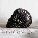 Maxbell Modern Skull Figurine Skeleton Head Statue Collectible for Office Decor